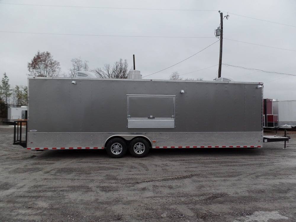 892-8.5-x-30-concession-food-trailer-light-pewter-event-catering-25.jpg 8.5' x 30' Concession Food Trailer Light Pewter Event Catering