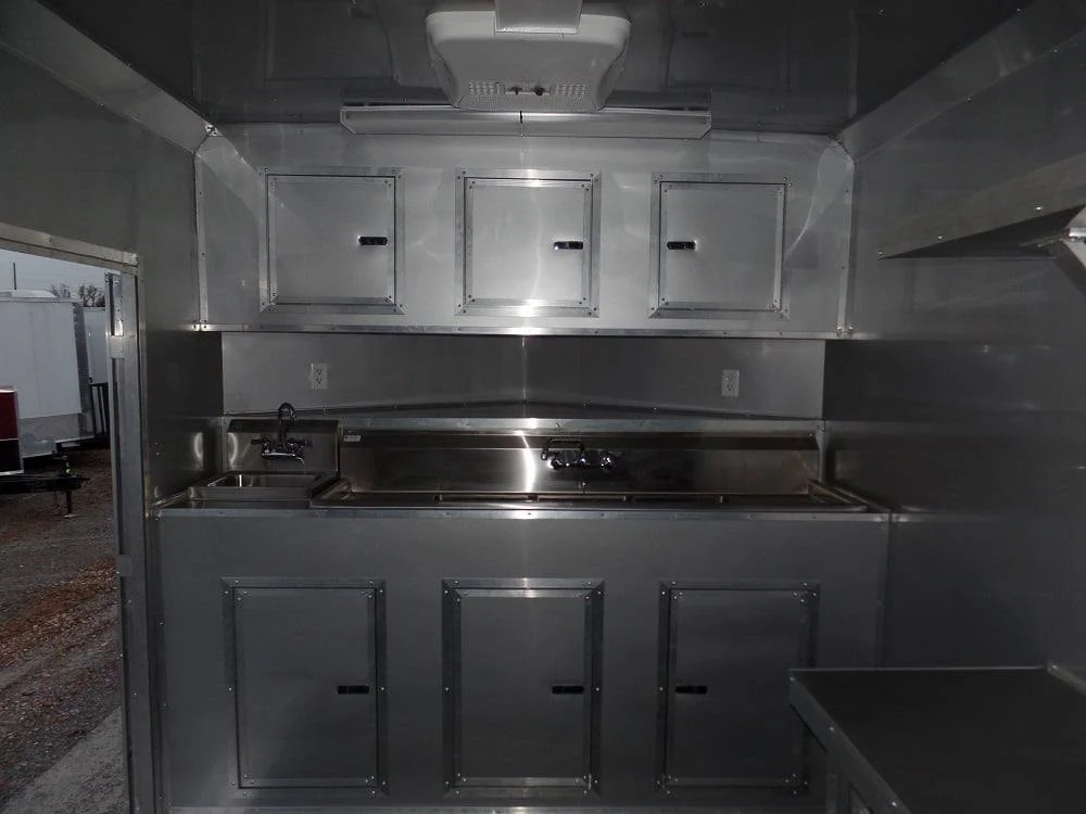 892-8.5-x-30-concession-food-trailer-light-pewter-event-catering-4.webp 8.5' x 30' Concession Food Trailer Light Pewter Event Catering