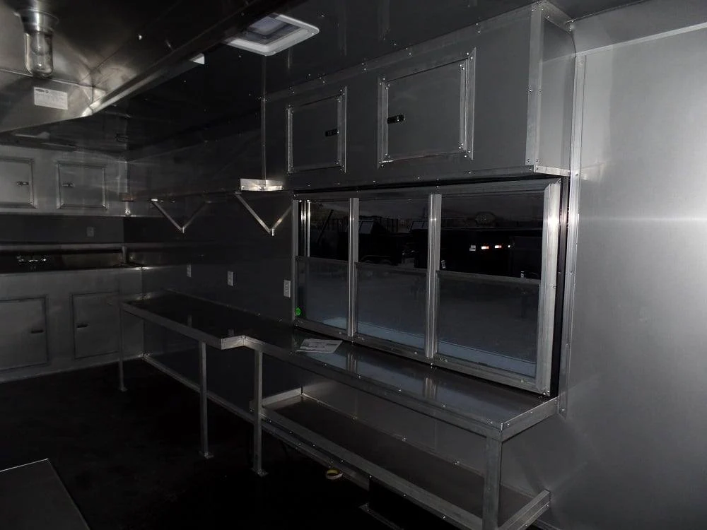 892-8.5-x-30-concession-food-trailer-light-pewter-event-catering-6.webp 8.5' x 30' Concession Food Trailer Light Pewter Event Catering
