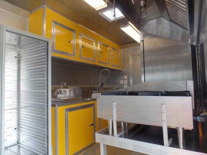 893-8.5-x-30-concession-food-trailer-lime-green-11.jpg 8.5' x 30' Concession Food Trailer Lime Green