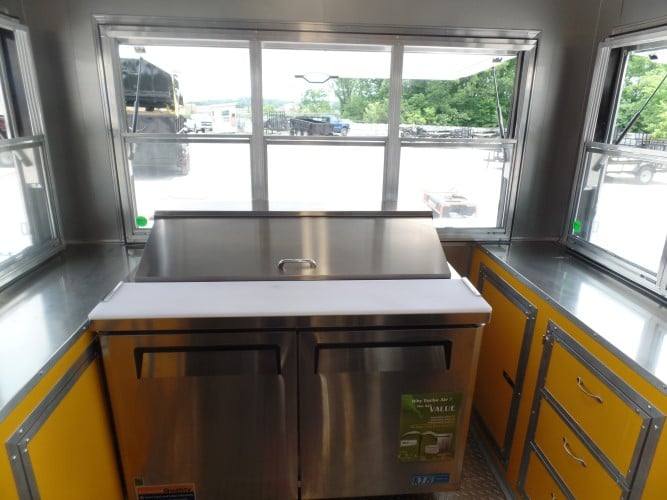 893-8.5-x-30-concession-food-trailer-lime-green-17.jpg 8.5' x 30' Concession Food Trailer Lime Green