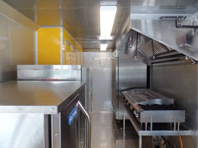 893-8.5-x-30-concession-food-trailer-lime-green-2.jpg 8.5' x 30' Concession Food Trailer Lime Green
