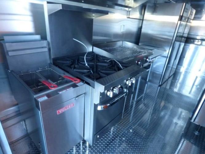 895-8.5-x-30-concession-food-trailer-orange-with-appliances-10.jpg 8.5' x 30' Concession Food Trailer Orange With Appliances