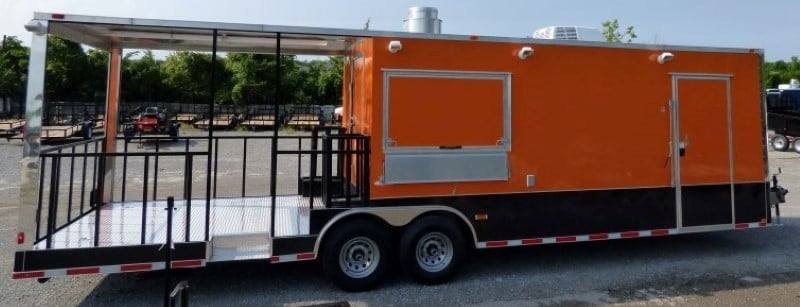 895-8.5-x-30-concession-food-trailer-orange-with-appliances-101.jpg 8.5' x 30' Concession Food Trailer Orange With Appliances
