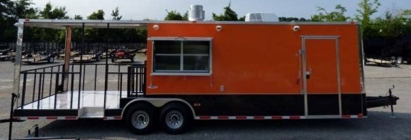 895-8.5-x-30-concession-food-trailer-orange-with-appliances-103.jpg 8.5' x 30' Concession Food Trailer Orange With Appliances