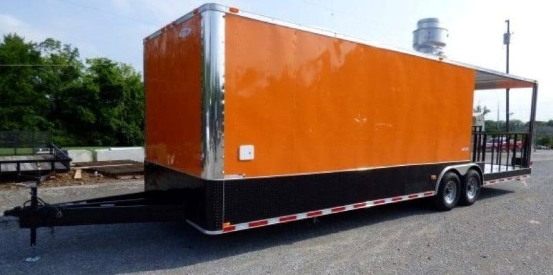 895-8.5-x-30-concession-food-trailer-orange-with-appliances-104.jpg 8.5' x 30' Concession Food Trailer Orange With Appliances