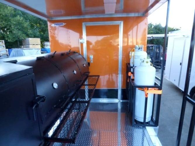 895-8.5-x-30-concession-food-trailer-orange-with-appliances-12.jpg 8.5' x 30' Concession Food Trailer Orange With Appliances
