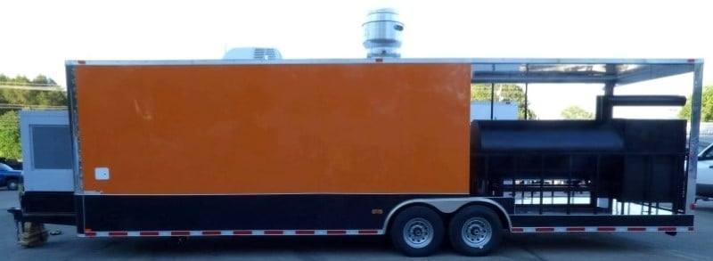 895-8.5-x-30-concession-food-trailer-orange-with-appliances-20.jpg 8.5' x 30' Concession Food Trailer Orange With Appliances