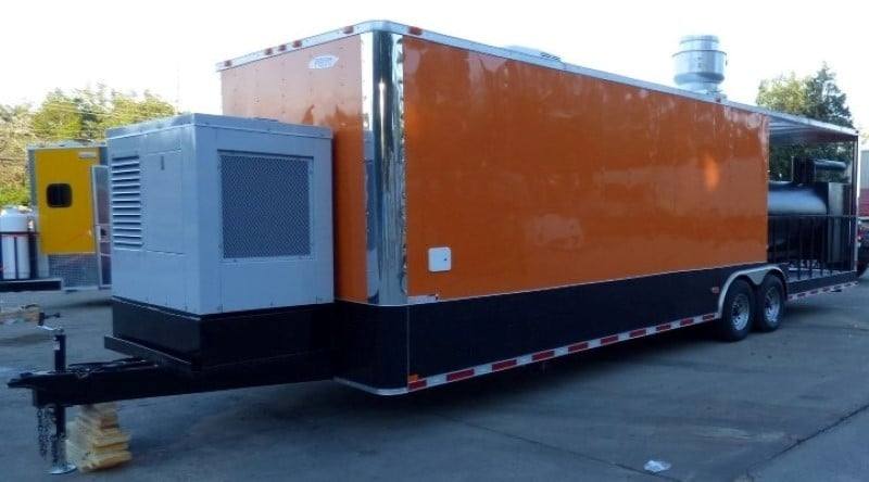 895-8.5-x-30-concession-food-trailer-orange-with-appliances-28.jpg 8.5' x 30' Concession Food Trailer Orange With Appliances