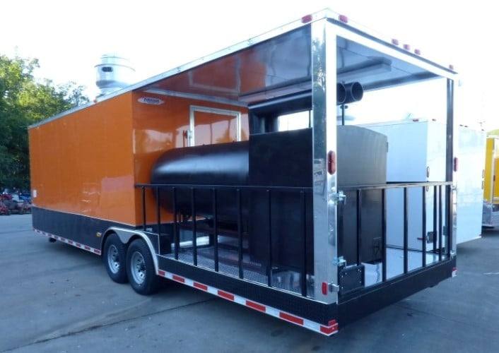 895-8.5-x-30-concession-food-trailer-orange-with-appliances-34.jpg 8.5' x 30' Concession Food Trailer Orange With Appliances