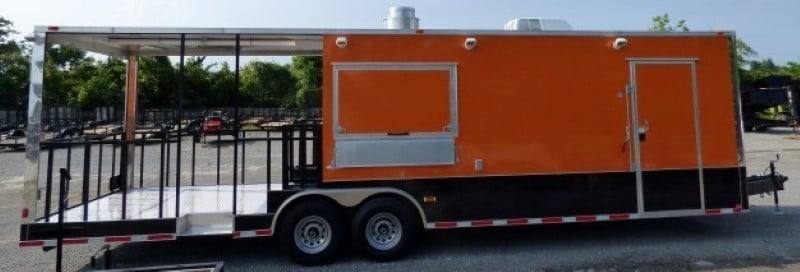 895-8.5-x-30-concession-food-trailer-orange-with-appliances-43.jpg 8.5' x 30' Concession Food Trailer Orange With Appliances