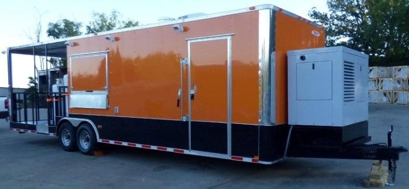895-8.5-x-30-concession-food-trailer-orange-with-appliances-66.jpg 8.5' x 30' Concession Food Trailer Orange With Appliances