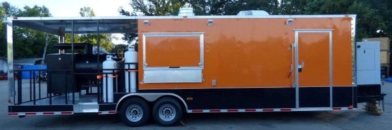 895-8.5-x-30-concession-food-trailer-orange-with-appliances-71.jpg 8.5' x 30' Concession Food Trailer Orange With Appliances