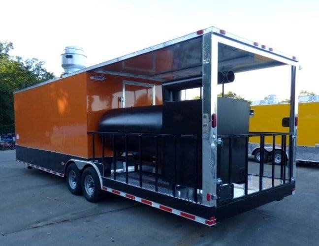 895-8.5-x-30-concession-food-trailer-orange-with-appliances-73.jpg 8.5' x 30' Concession Food Trailer Orange With Appliances