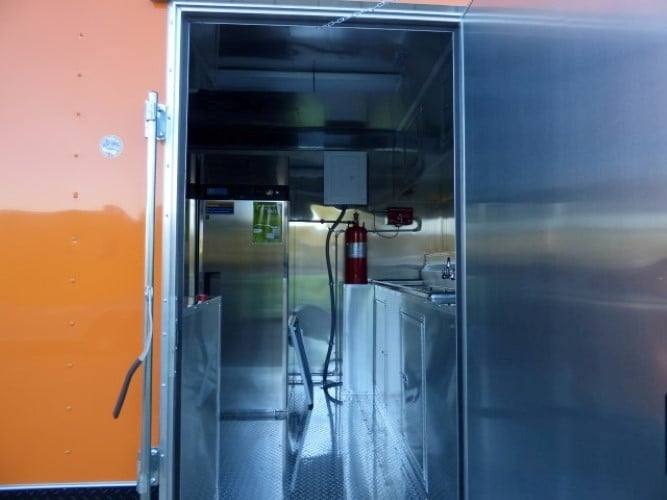 895-8.5-x-30-concession-food-trailer-orange-with-appliances-75.jpg 8.5' x 30' Concession Food Trailer Orange With Appliances