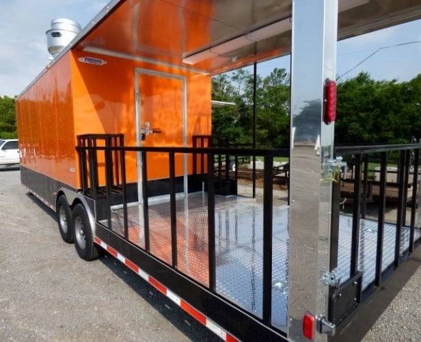 895-8.5-x-30-concession-food-trailer-orange-with-appliances-80.jpg 8.5' x 30' Concession Food Trailer Orange With Appliances