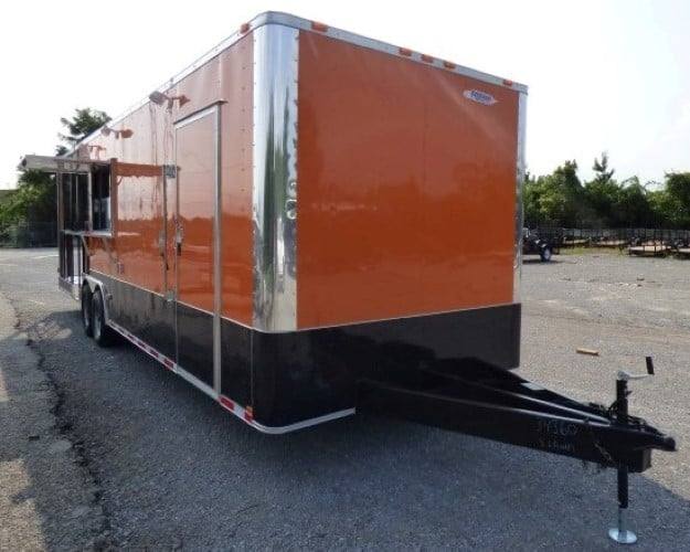 895-8.5-x-30-concession-food-trailer-orange-with-appliances-84.jpg 8.5' x 30' Concession Food Trailer Orange With Appliances