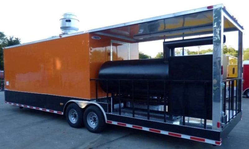 895-8.5-x-30-concession-food-trailer-orange-with-appliances-94.jpg 8.5' x 30' Concession Food Trailer Orange With Appliances