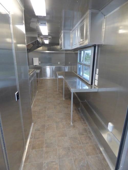 896-8.5-x-30-concession-food-trailer-red-bbq-event-catering-10.jpg 8.5' x 30' Concession Food Trailer Red BBQ Event Catering