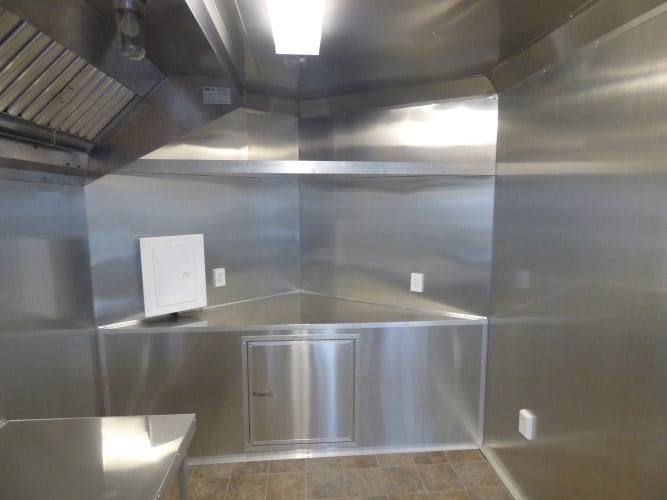 896-8.5-x-30-concession-food-trailer-red-bbq-event-catering-8.jpg 8.5' x 30' Concession Food Trailer Red BBQ Event Catering