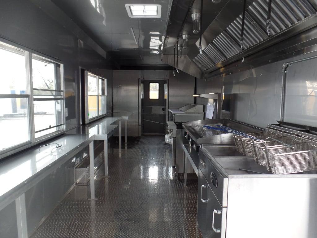 898-8.5-x-30-concession-food-trailer-red-with-appliances-18.jpg 8.5' x 30' Concession Food Trailer Red With Appliances