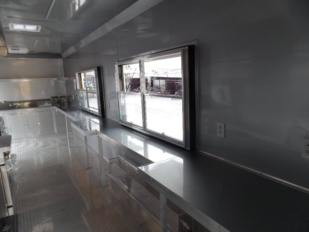 898-8.5-x-30-concession-food-trailer-red-with-appliances-19.jpg 8.5' x 30' Concession Food Trailer Red With Appliances