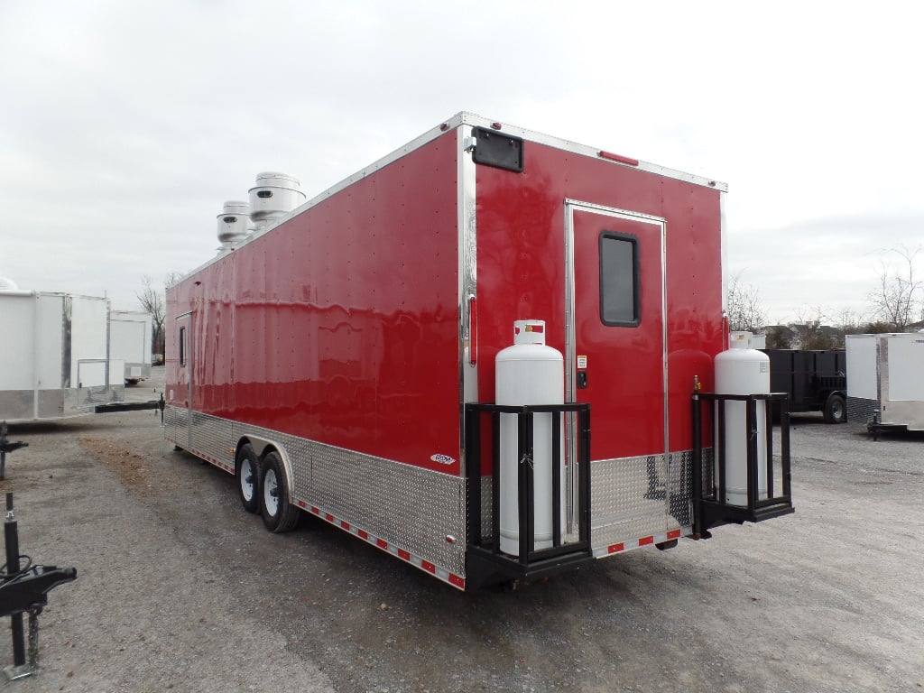 898-8.5-x-30-concession-food-trailer-red-with-appliances-25.jpg 8.5' x 30' Concession Food Trailer Red With Appliances