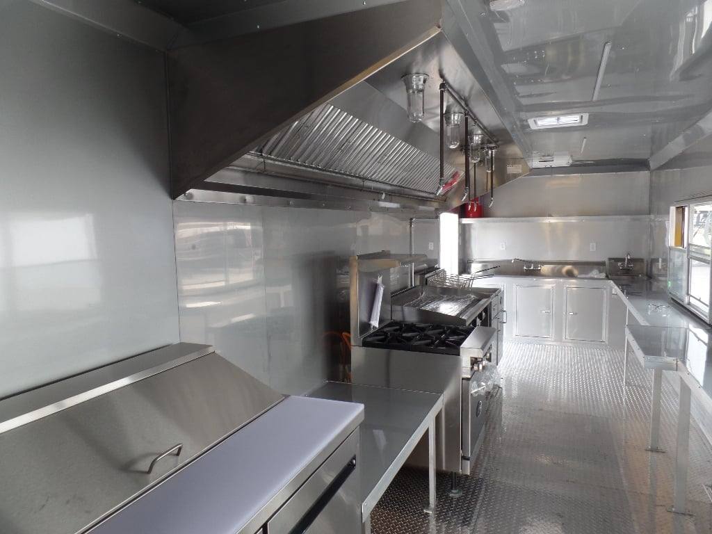 898-8.5-x-30-concession-food-trailer-red-with-appliances-29.jpg 8.5' x 30' Concession Food Trailer Red With Appliances