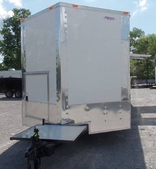 899-8.5-x-30-concession-food-trailer-white-bbq-event-catering-13.jpg 8.5' x 30' Concession Food Trailer White BBQ Event Catering
