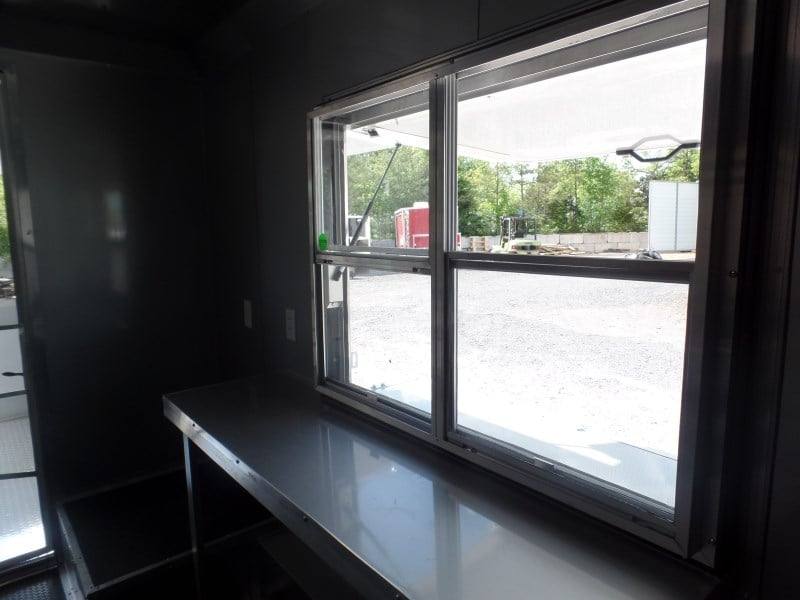 899-8.5-x-30-concession-food-trailer-white-bbq-event-catering-15.jpg 8.5' x 30' Concession Food Trailer White BBQ Event Catering