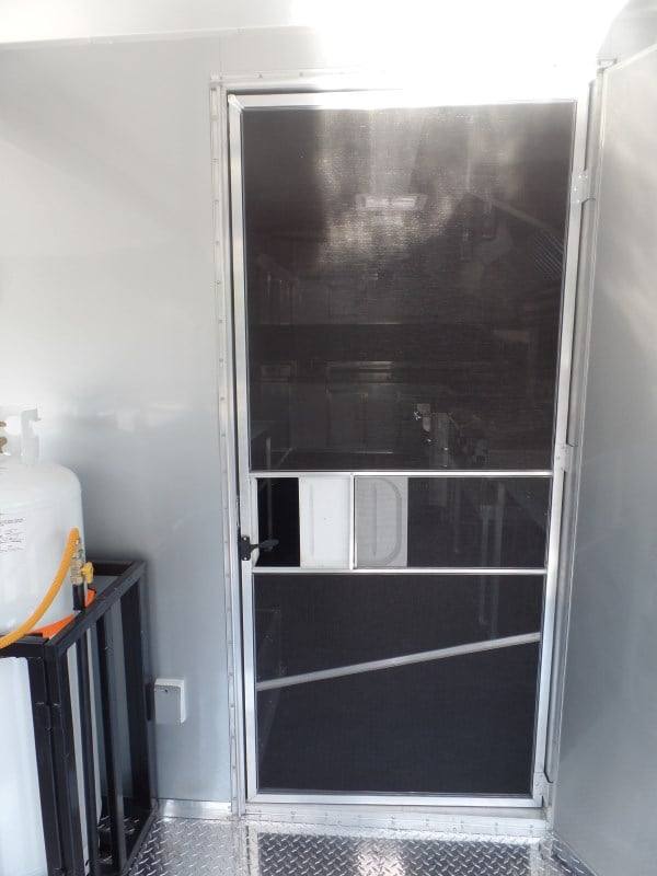 899-8.5-x-30-concession-food-trailer-white-bbq-event-catering-2.jpg 8.5' x 30' Concession Food Trailer White BBQ Event Catering