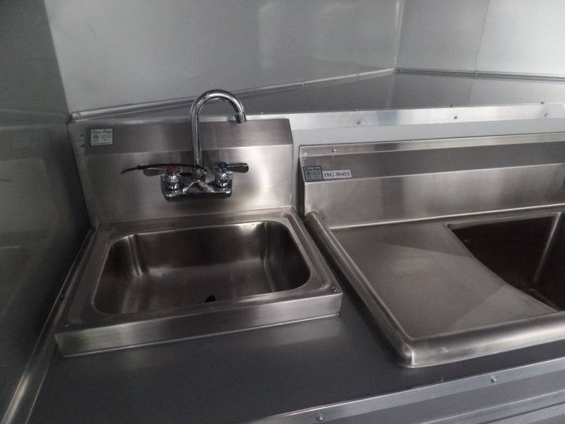 899-8.5-x-30-concession-food-trailer-white-bbq-event-catering-7.jpg 8.5' x 30' Concession Food Trailer White BBQ Event Catering