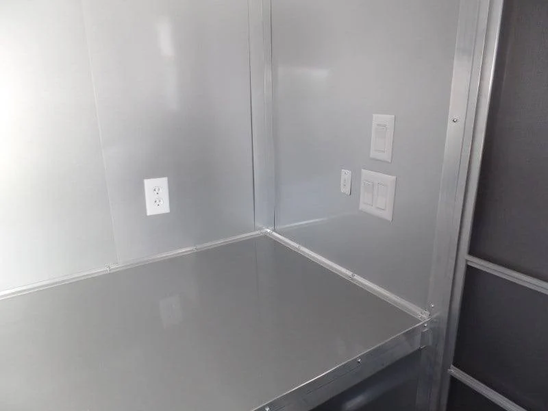 899-8.5-x-30-concession-food-trailer-white-bbq-event-catering-9.webp 8.5' x 30' Concession Food Trailer White BBQ Event Catering