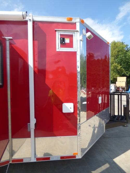 900-8.5-x-30-concession-red-bbq-food-trailer-with-appliances-28.jpg 8.5' x 30' Concession Red BBQ Food Trailer With Appliances