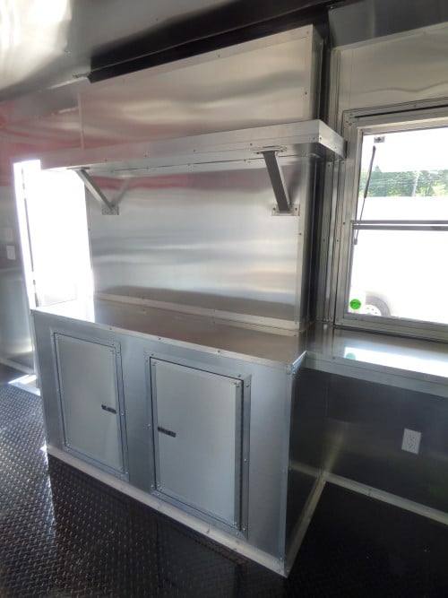 900-8.5-x-30-concession-red-bbq-food-trailer-with-appliances-8.jpg 8.5' x 30' Concession Red BBQ Food Trailer With Appliances