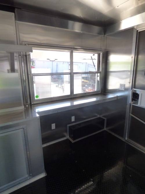 900-8.5-x-30-concession-red-bbq-food-trailer-with-appliances-9.jpg 8.5' x 30' Concession Red BBQ Food Trailer With Appliances