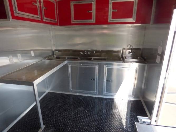901-8.5-x-30-concession-trailer-red-bbq-food-event-catering-26.jpg 8.5' x 30' Concession Trailer Red BBQ Food Event Catering