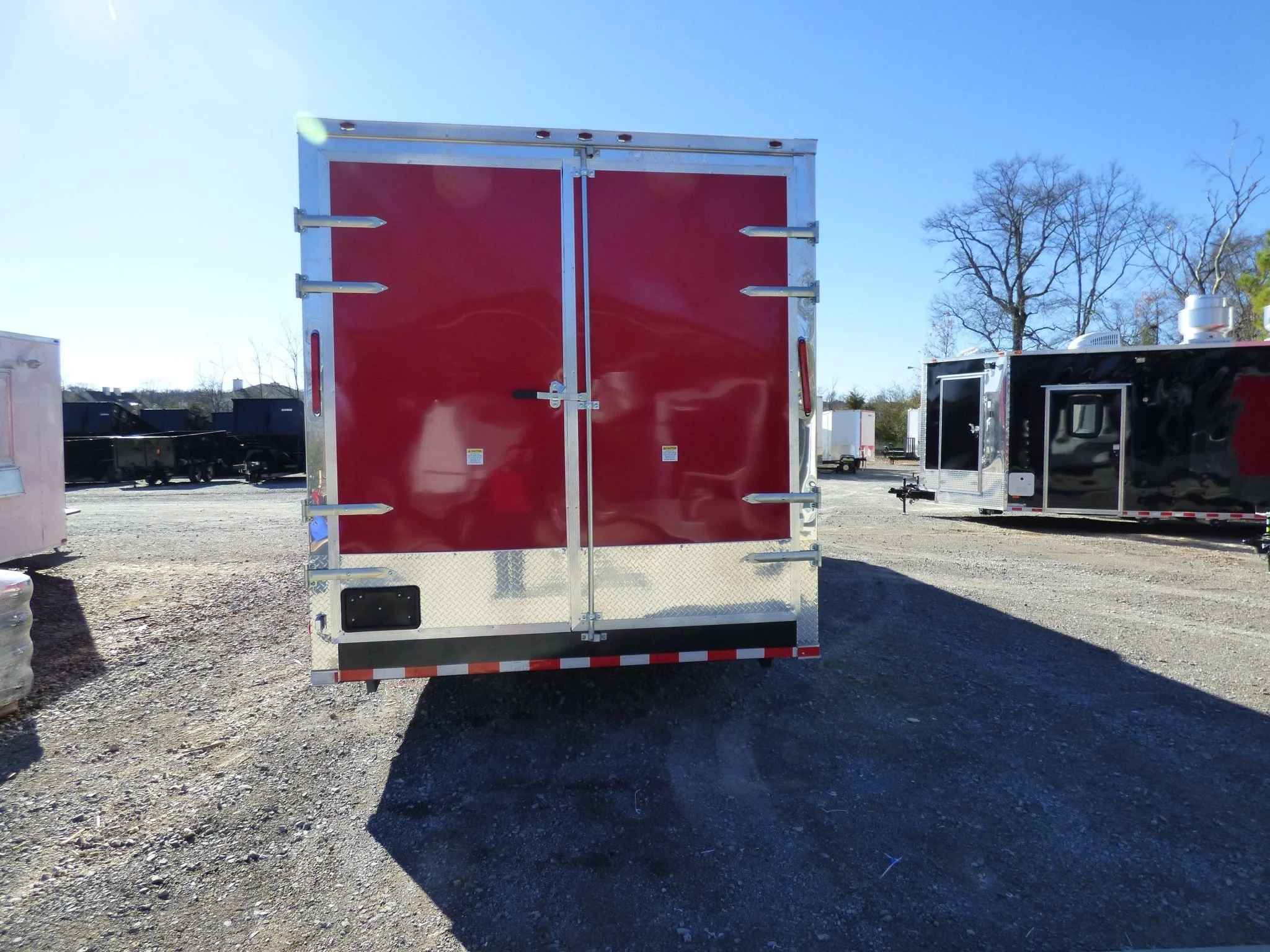 903-8.5-x-30-concession-victory-red-bbq-food-event-catering-trailer-4.webp 8.5' X 30' Concession Victory Red BBQ Food Event Catering Trailer
