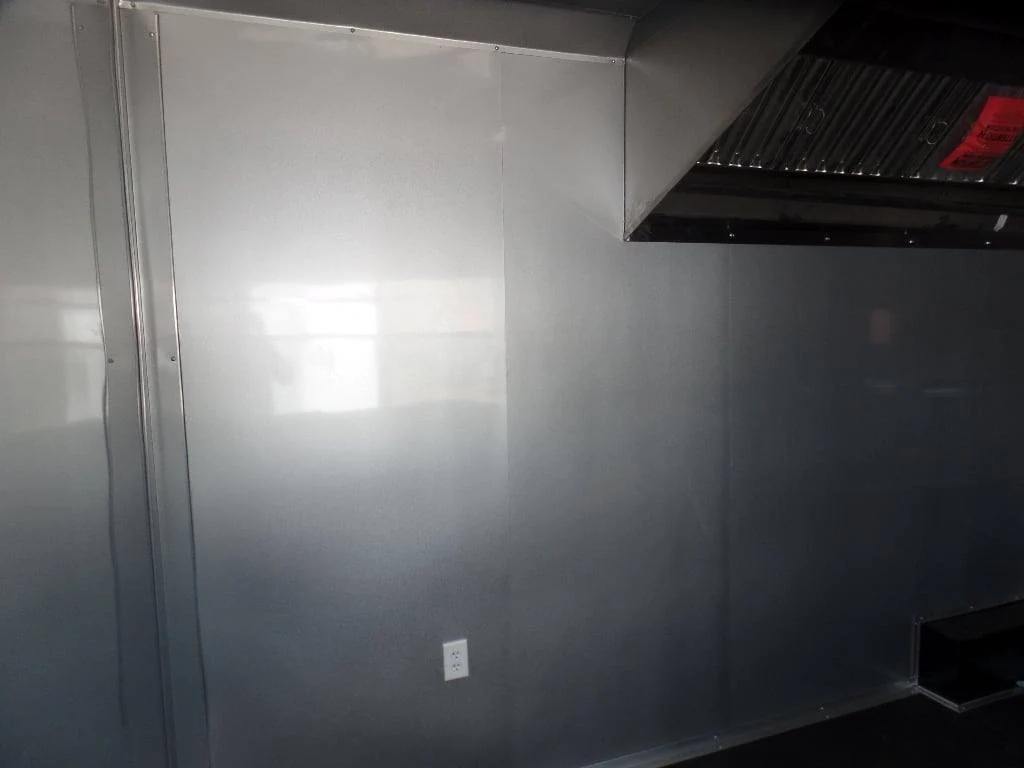 8.5' x 30' Dove Grey Concession Food Event Catering Trailer