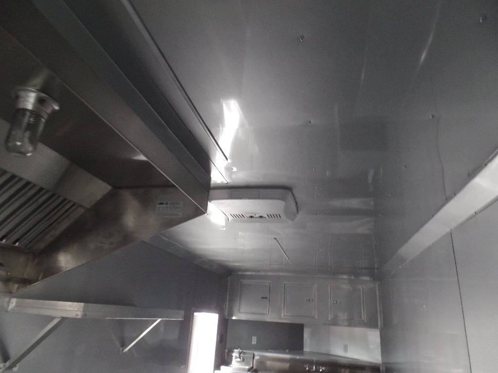 8.5' x 30' Dove Grey Concession Food Event Catering Trailer
