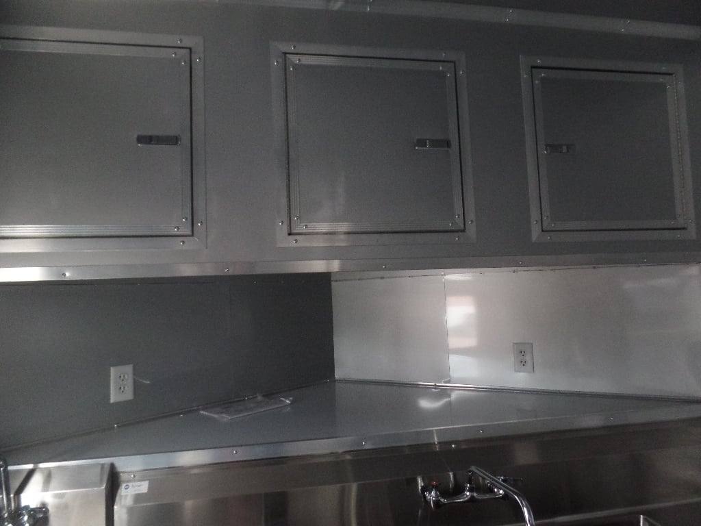 8.5' x 30' Dove Grey Concession Food Event Catering Trailer