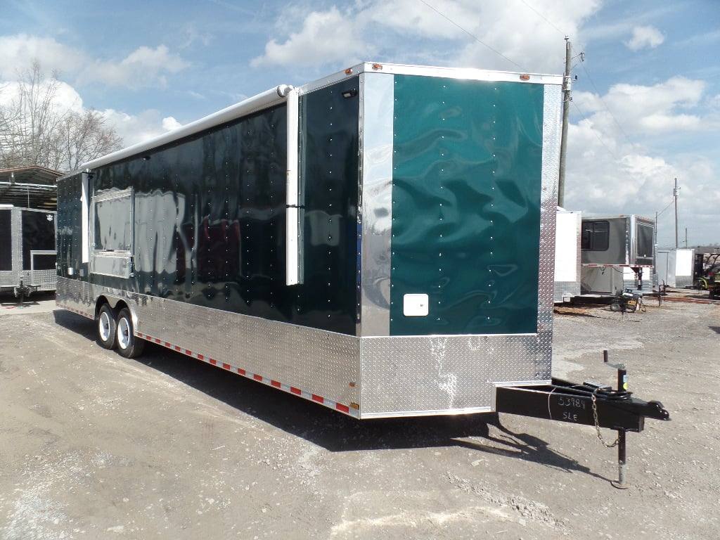907-8.5-x-30-food-catering-event-emerald-green-concession-trailer-15.jpg 8.5' x 30' Food Catering Event Emerald Green Concession Trailer