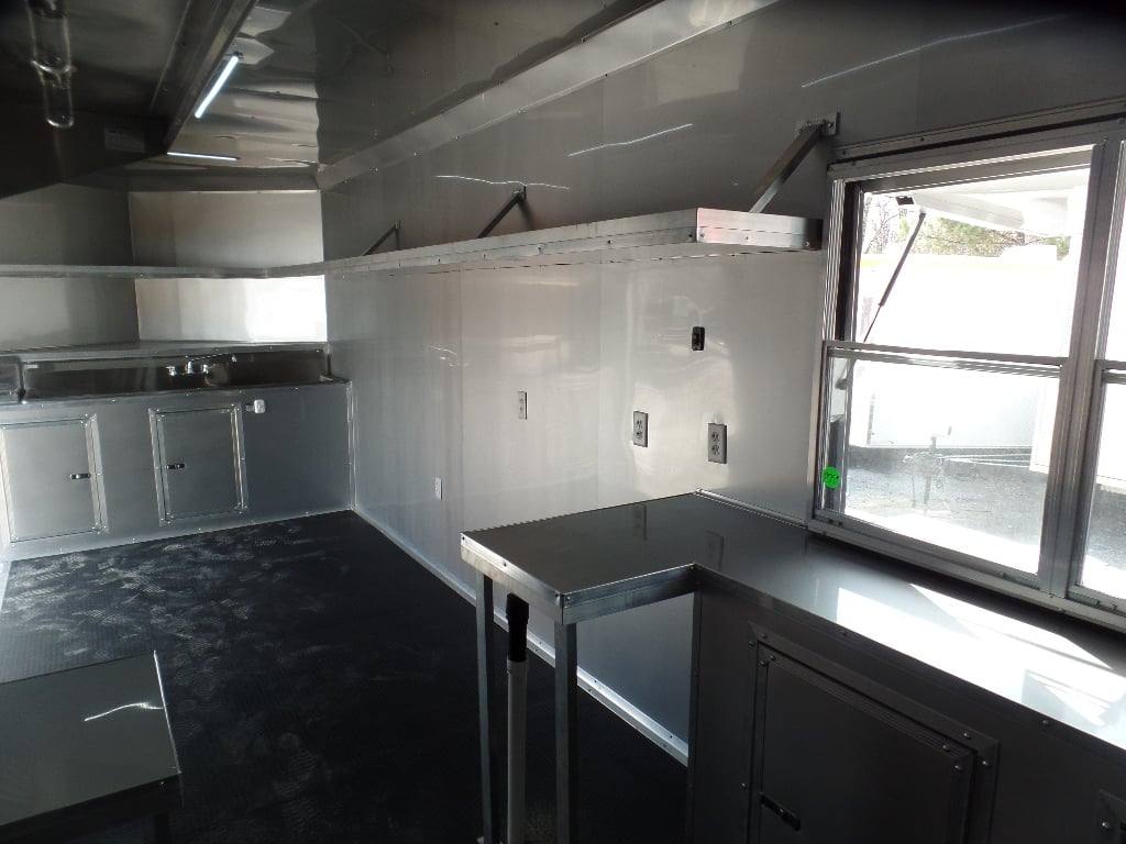 907-8.5-x-30-food-catering-event-emerald-green-concession-trailer-4.jpg 8.5' x 30' Food Catering Event Emerald Green Concession Trailer