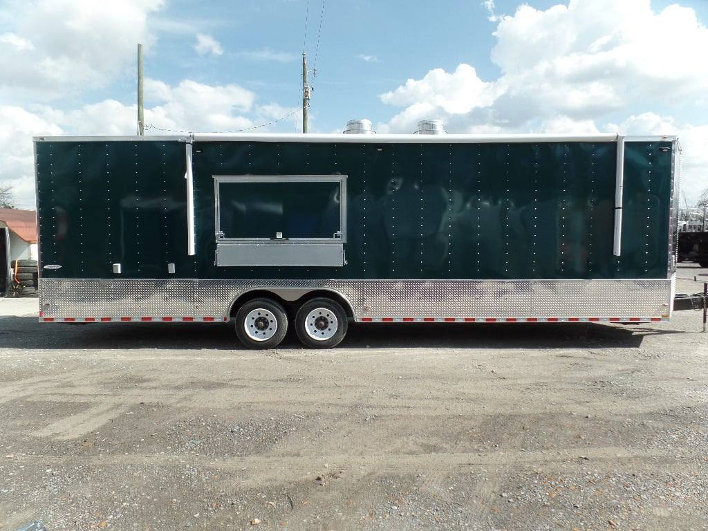 907-8.5-x-30-food-catering-event-emerald-green-concession-trailer-7.jpg 8.5' x 30' Food Catering Event Emerald Green Concession Trailer