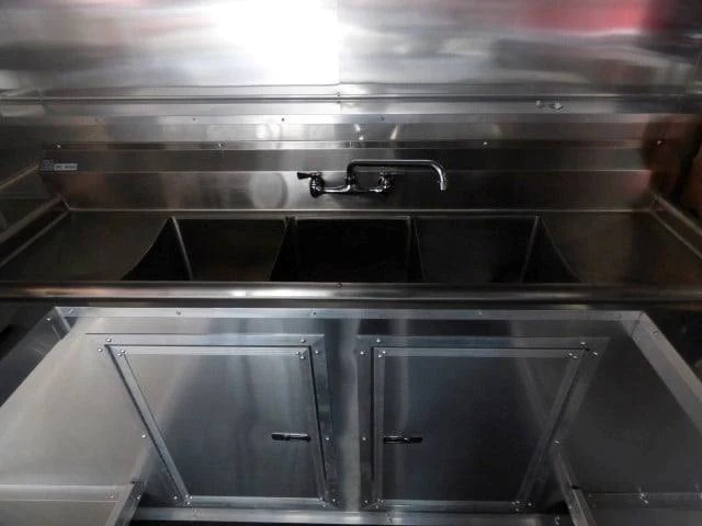 909-8.5-x-30-grey-concession-food-trailer-with-appliances-8.webp 8.5' x 30' Grey Concession Food Trailer With Appliances