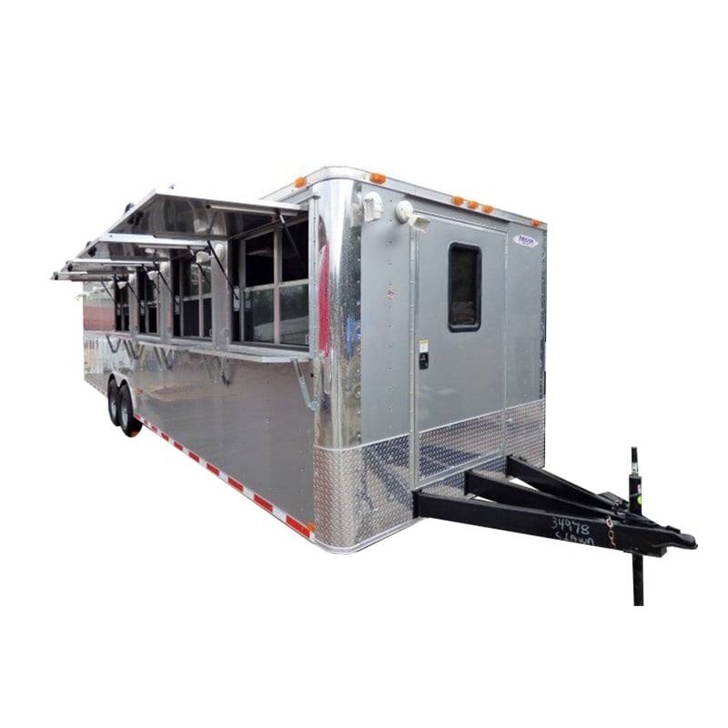 910-8.5-x-30-grey-event-catering-concession-food-trailer-1.jpg 8.5' x 30' Grey Event Catering Concession Food Trailer