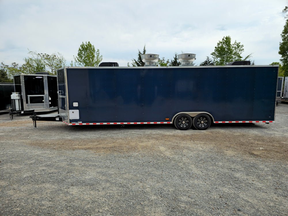 911-8.5-x-30-indigo-blue-concession-trailer-bbq-event-catering-8.jpg 8.5' X 30' Indigo Blue Concession Trailer BBQ Event Catering
