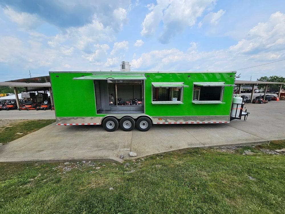 912-8.5-x-30-lime-green-pizza-event-catering-concession-food-trailer-17.jpg 8.5' X 30' Lime Green Pizza Event Catering Concession Food Trailer