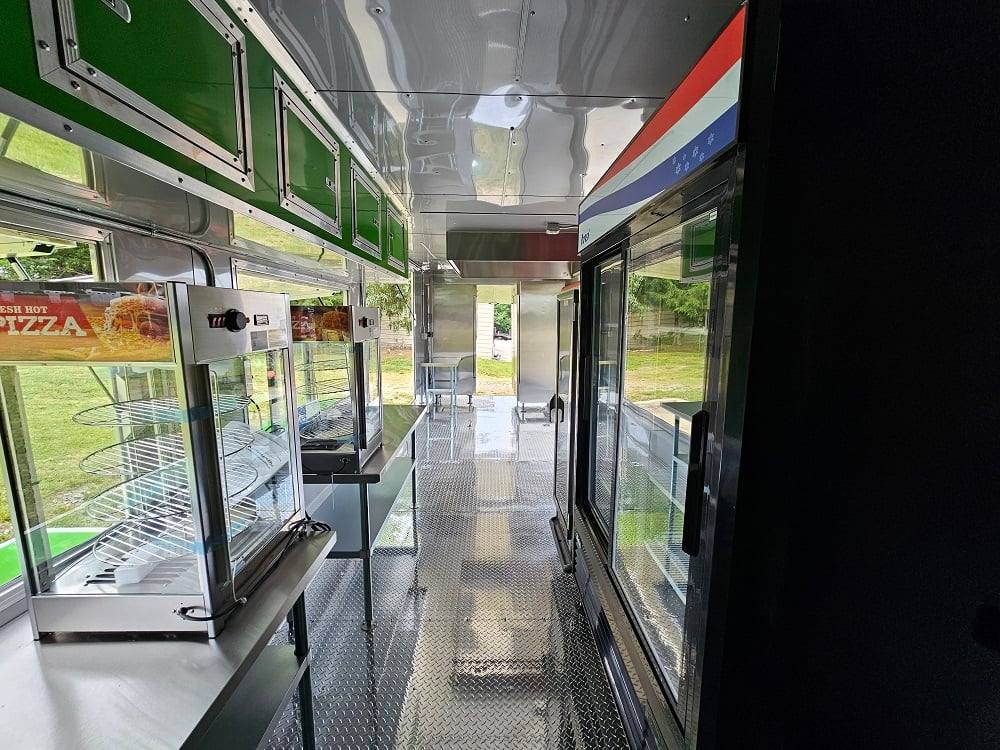 912-8.5-x-30-lime-green-pizza-event-catering-concession-food-trailer-24.jpg 8.5' X 30' Lime Green Pizza Event Catering Concession Food Trailer