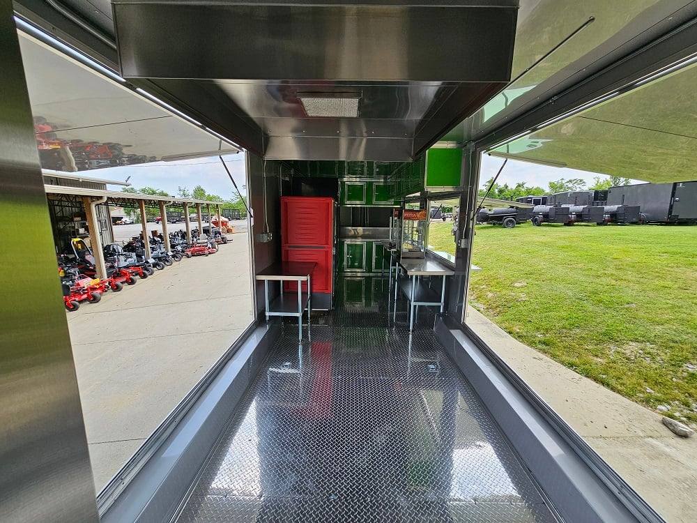 912-8.5-x-30-lime-green-pizza-event-catering-concession-food-trailer-37.jpg 8.5' X 30' Lime Green Pizza Event Catering Concession Food Trailer